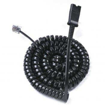 Plantronics 322129 - Adaptador de cables para auriculares, color negro