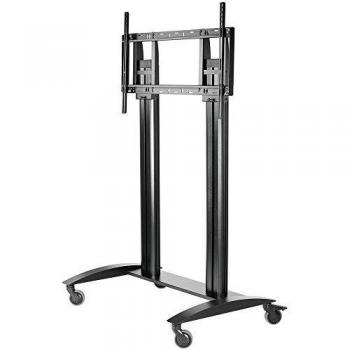 Peerless SR598 Flat Panel TV Cart for 55 - 98-Inch Displays - Black