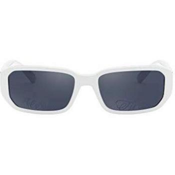 Arnette Women's Sunglasses A4265-2607AM55, White/Blue Silver, 55mm