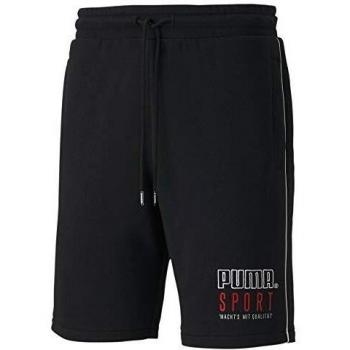 PUMA Sport Shorts Pantalón Corto, Hombre, Cotton Black, M