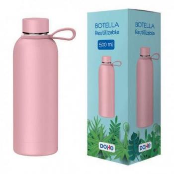 Botella Reutilizable 500ml - Acero Inoxidable De Doble Pared