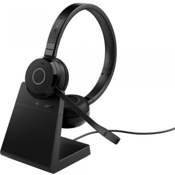 Auriculares Jabra Evolve 65 TE Mono Bluetooth con Base de Carga USB-A para Oficina/Centro de Llamadas