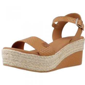 Sandalias de Mujer Popa Modelo Arambol Trenzado en Cuero Marrón T. 38