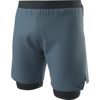 Pantalones Cortos 2 en 1 Dynafit Alpine Pro para Hombre - Color Azul Mallard, Talla L