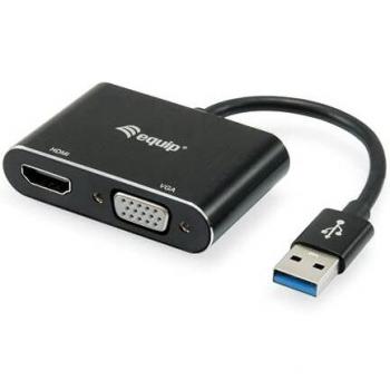 Adaptador USB 3.0 A HDMI/VGA EQUIP 1920 X 1080 60HZ