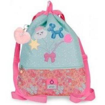 Mochila Saco Enso Ballons de 35x46x10 cm en Poliéster Multicolor
