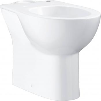 Inodoro de Pie Bau Ceramic GROHE, Cerámica Blanca Alpina, Salida Horizontal, 3/6L