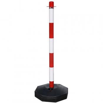 Poste para Cadena Plastico 90 cm. con Base