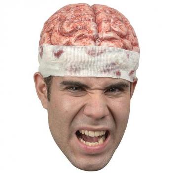 Máscara Tapa Cerebral de Zombies Ghoulish Productions - Máscara de Látex Resistente, Pintada a Mano, Talla Única Adulto para Halloween y Fiestas de Disfraces