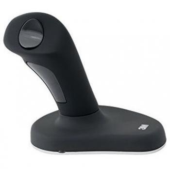 Ratón Ergonómico Inalámbrico de Mano Derecha, Tamaño Pequeño, Color Negro, Material Plástico