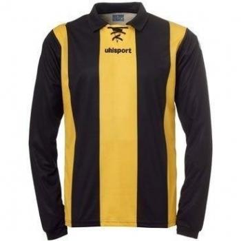 uhlsport Camiseta Stripe la, Todo el año, Unisex, Color Maisgelb/Schwarz, tamaño M