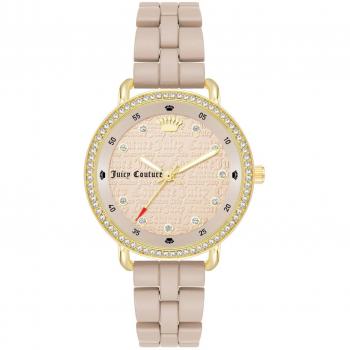 Juicy Couture Women's Quartz Watch JC1310GPTP (36 mm) Gold/Beige Unisex