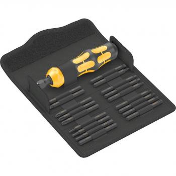 WERA 05018111001 Kraftform Kompakt Impact Screwdriver and SAE Bit Set