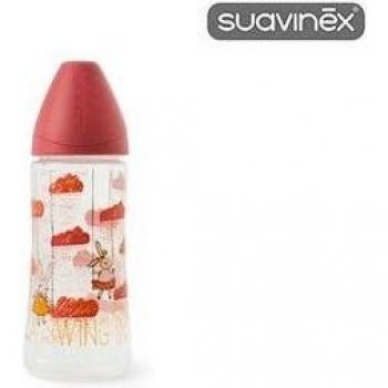 Suavinex Biberón Tetina Látex Boca Ancha Orificio L Talla 1 350ml