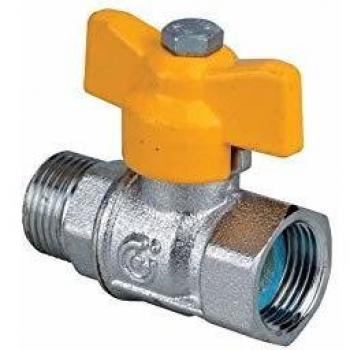 Grifo de cierre con junta Caleffi 250300-250400 - 3/8 M x 3/8 F para purgadores solares