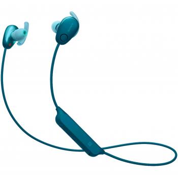 Sony wisp600n wireless noisecanceling inear sports headphones blue