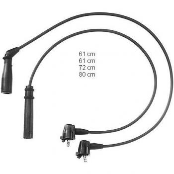Juego de Cables de Encendido BERU ZEF960 - Conjunto de 4 Cables de Encendido