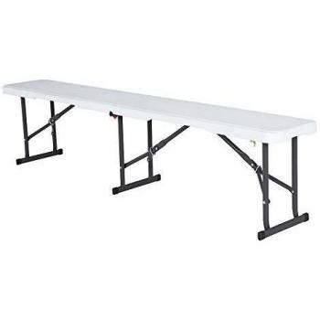 Banco Plegable Ultrarresistente Lifetime 183x42x29 cm 454 kg UV100