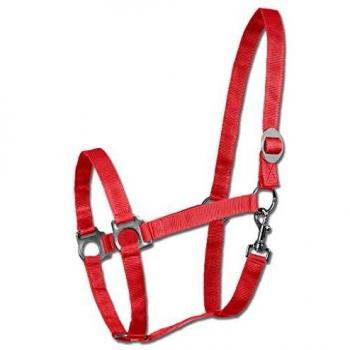 Haltera de Perlon Waldhausen Roja para Pony