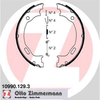 Kit de zapatas de freno ZIMMERMANN 10990.129.3 para frenos de tambor