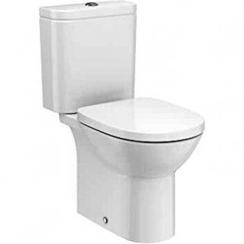 Roca A801B2000B Asiento y Tapa Supralit, Debba Round, Blanco