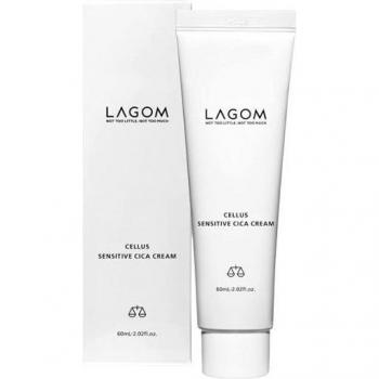 Lagom Cellus Sensitive Cica Cream 60ml - Soothing and Hydrating Skin Repair Cream