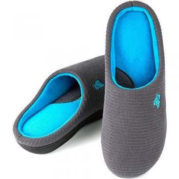 Zapatillas de casa de Espuma viscoelástica para Hombre,EU44-45,Gris