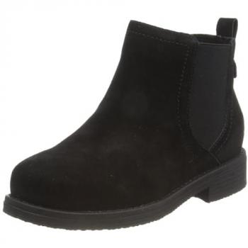 Hush Puppies Women's Maddy Wide Suede Ankle Boots - Black