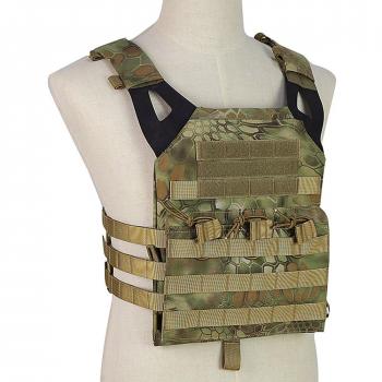 OUTRY Chaleco táctico de airsoft, Ligero Placa portador - dos de espuma EVA extraíble placas incluidos para Airsoft Paintball CS