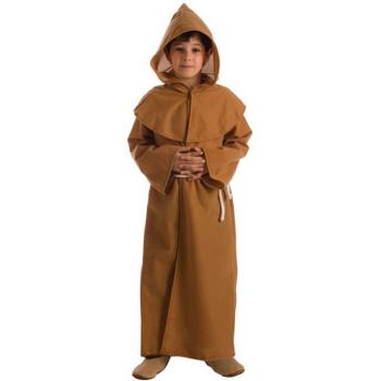 Disfraz de Fraile Marrón Infantil - Traje Religioso para Niños