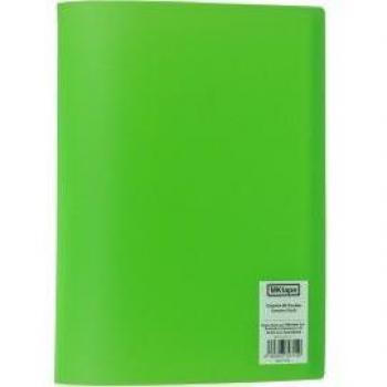 Carpeta con 60 Fundas Portadocumentos - Tamaño Folio - Color Rosa Fucsia