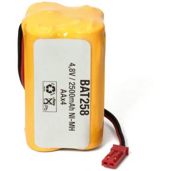 Batería Ni-MH Pack 4.8V DC 2500mAh AA x4 Bat258