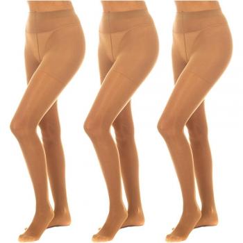 Medias Jolie Folie Pack-3 Pantie Lycra 40 Den ACTIVE40D para mujer