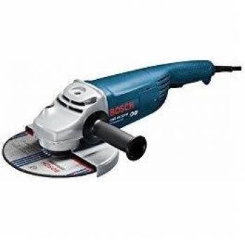 BOSCH 0601884L03 - Amoladora GWS 24-230 H Professional. 2.400 W. 230 mm. Empuñadura recta. Interruptor de seguridad. 5,2 Kg con Caja de cartón.