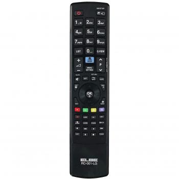 ELBE RC-001-LG - Mando a distancia de reemplazo para televisores LG, color negro