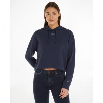 Sudadera Tommy Jeans Relaxed Logo Azul Mujer