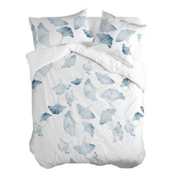 Funda Nórdica HappyFriday Blanc Ginkgo Multicolor 155 x 220 cm, 100% Algodón, Calidad de 150
