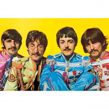 Póster Multicolor Lonely Hearts Club de The Beatles (61 x 91,5 cm) - Decoración para el hogar