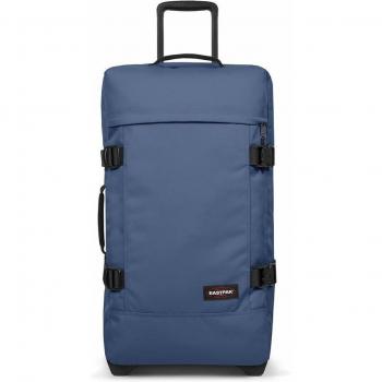 Eastpak Tranverz M - Maleta mediana blanda de 78 L en color azul mate