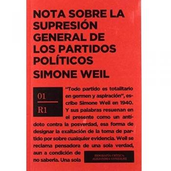 Nota sobre supresion general partidos politicos