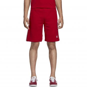 adidas 3-Stripe Pantalón Corto, Hombre, Rojpot, S