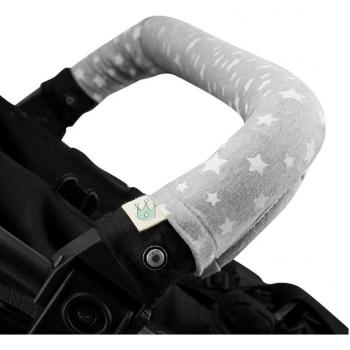 Funda Cubre Asa para Silla de Paseo Gemelar Jyoko - Protección Contra Golpes y Mordeduras, JYOKO - Funda protectora cubre asa para silla de paseo gemelar Jyoko White Star