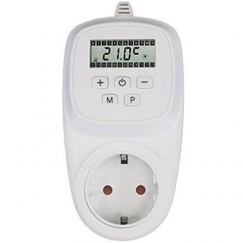 Calefacción de Pared Infrarroja Viesta con Termostato TH12 - Panel de Carbono Cristal 300W Apto para Baño