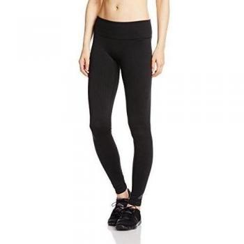 adidas SML Heat Tight - Mallas para mujer, color negro, talla L