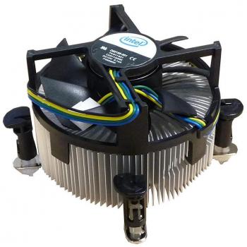 Refrigerador de CPU Intel LGA 775 con disipador de calor de aluminio y ventilador de 3,5 pulgadas - Compatible con Core i3/i5/i7 Socket 1150/1155/1156