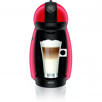 Cafetera Krups Dolce Gusto Piccolo, 1500 W de Potencia, en Rojo Vibrante