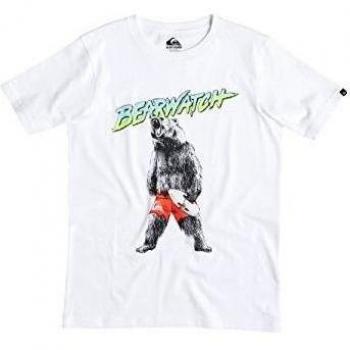 Quiksilver Bearwatch B Tees WBB0 - Camiseta para niño, color blanco, talla L/14