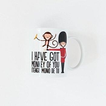 Superbritánico - Taza 'I have got monkey of you'