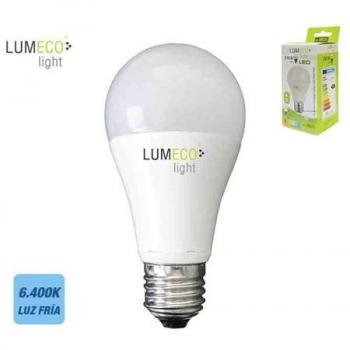 BOMBILLA ESTANDAR LED E27 16,5W 1630 LUMENS 6.400K LUZ FRIA LUMECO