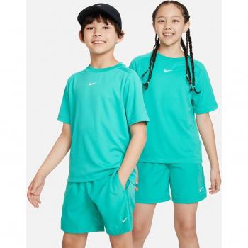Nike Dri-Fit Multi Camiseta De Manga Corta Chicos - Turquesa